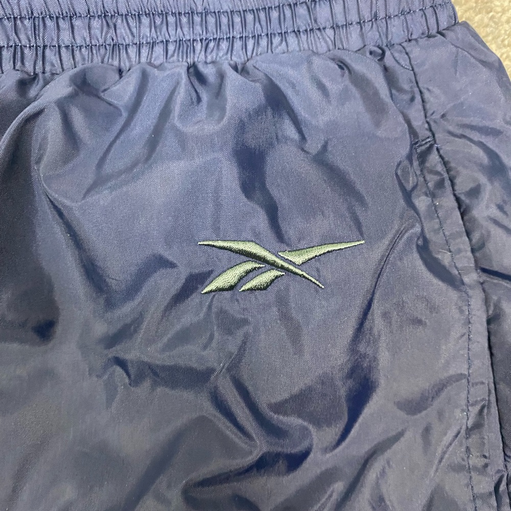 Vintage 90s navy reebok lined track‎ pants - Picture 2 of 8